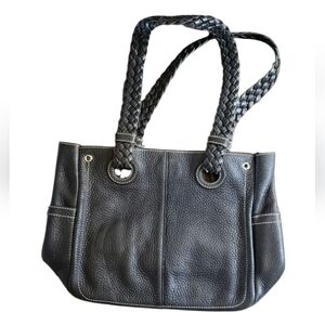 Nordstrom Black Pebbled Leather Purse